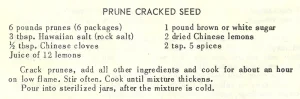 Prune Cracked Seed