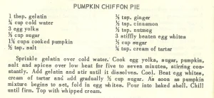 Pumpkin Chiffon Pie #2