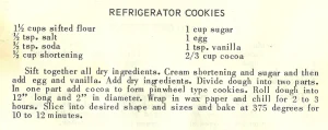 Refrigerator Cookies IV
