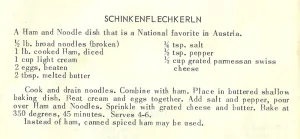 Schinkenflechkerln