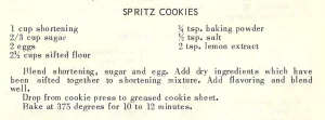 Spritz Cookies