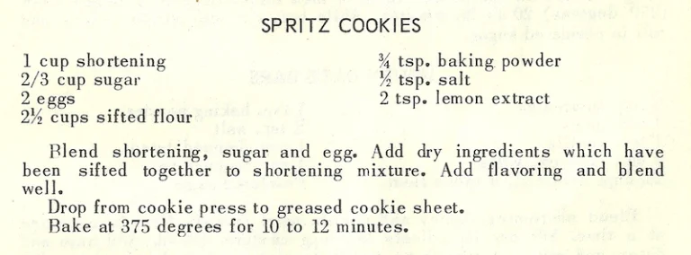 Spritz Cookies