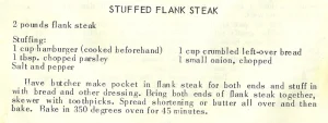 Stuffed Flank Steak