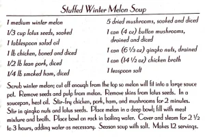 Stuffed Winter Melon Soup