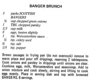 Banger Brunch
