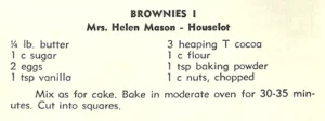 Brownies I