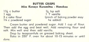 Butter Crisps