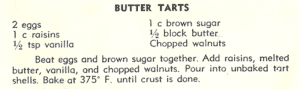 Butter Tarts