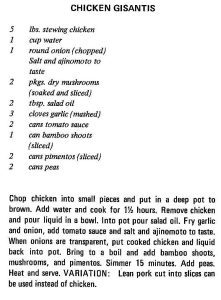 Chicken Gisantis