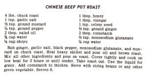 Chinese Beef Pot Roast