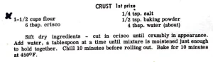 Crust 1st Prize
