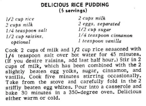 Delicious Rice Pudding