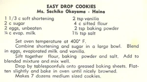 Easy Drop Cookies