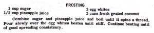 Frosting