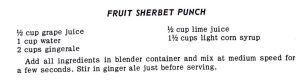 Fruit Sherbet Punch