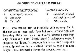 Glorified Custard Creme