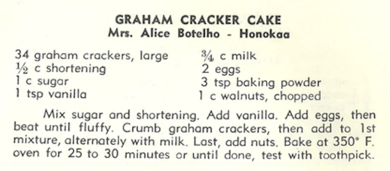 Graham Cracker Cake