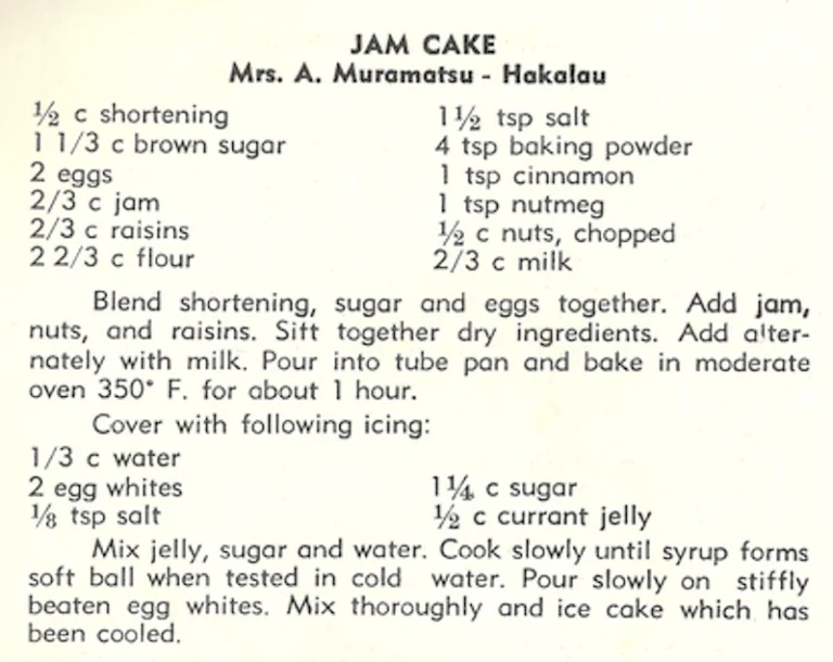 Jam Cake