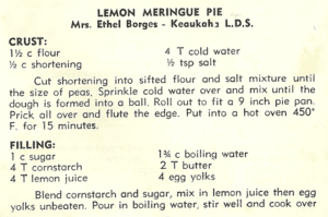 Lemon Meringue Pie #3