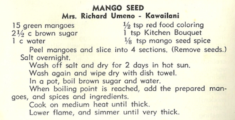 Mango Seed #2 - Kau Kau Chronicles