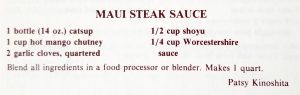 Maui Steak Sauce