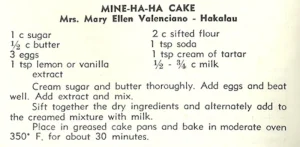 Mine-Ha-Ha Cake