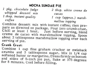 Mocha Sundae Pie