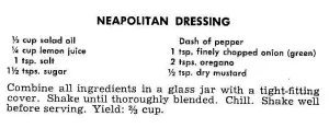 Neapolitan Dressing
