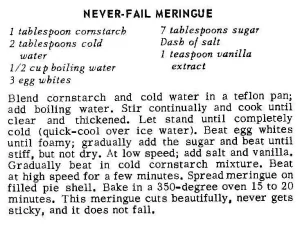 Never-Fail Meringue