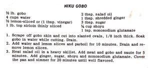 Niku Gobo