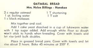 Oatmeal Bread