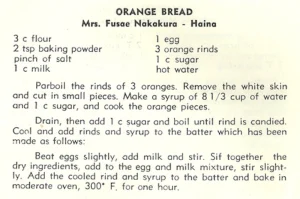 Orange Bread