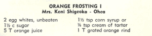 Orange Frosting I