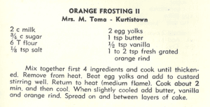 Orange Frosting II
