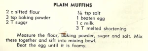 Plain Muffins #3