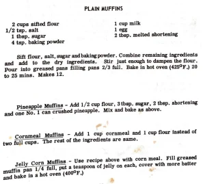 Plain Muffins