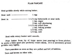 Plain Pancake