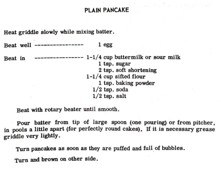 Plain Pancake
