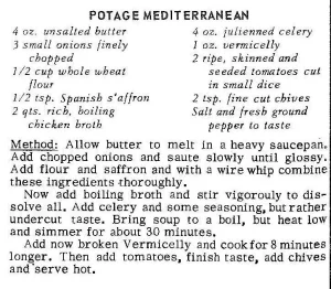 Potage Mediterranean