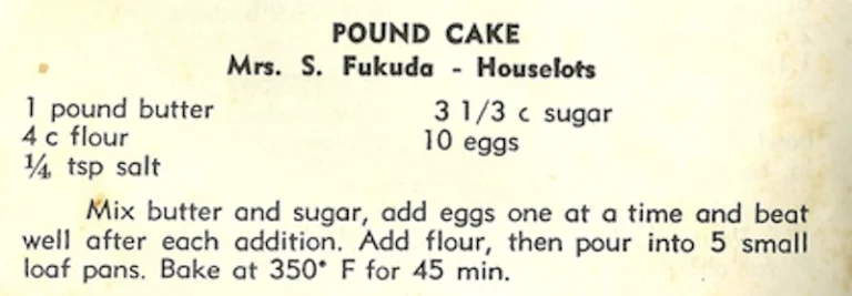 Pound Cake #2