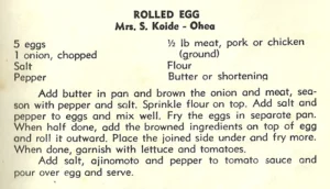 Rolled Egg