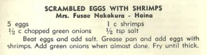 Scrambled Eggs With Shrimps