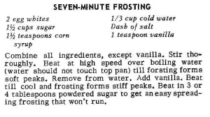 Seven-Minute Frosting