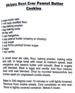 Skippy Best Ever Peanut Butter Cookies