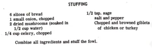 Stuffing