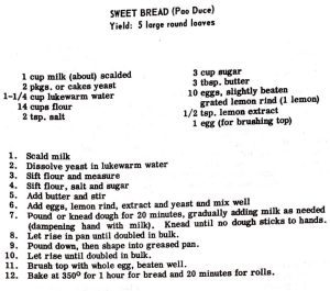 Sweet Bread (Pao Duce)