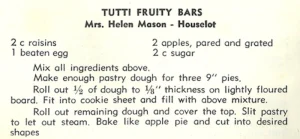 Tutti Fruity Bars