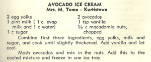 Avocado Ice Cream
