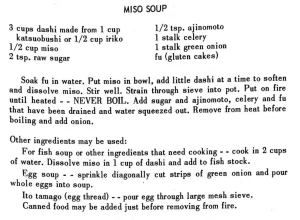 Miso Soup