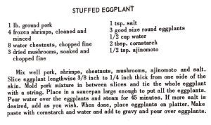 Stuffed Eggplant